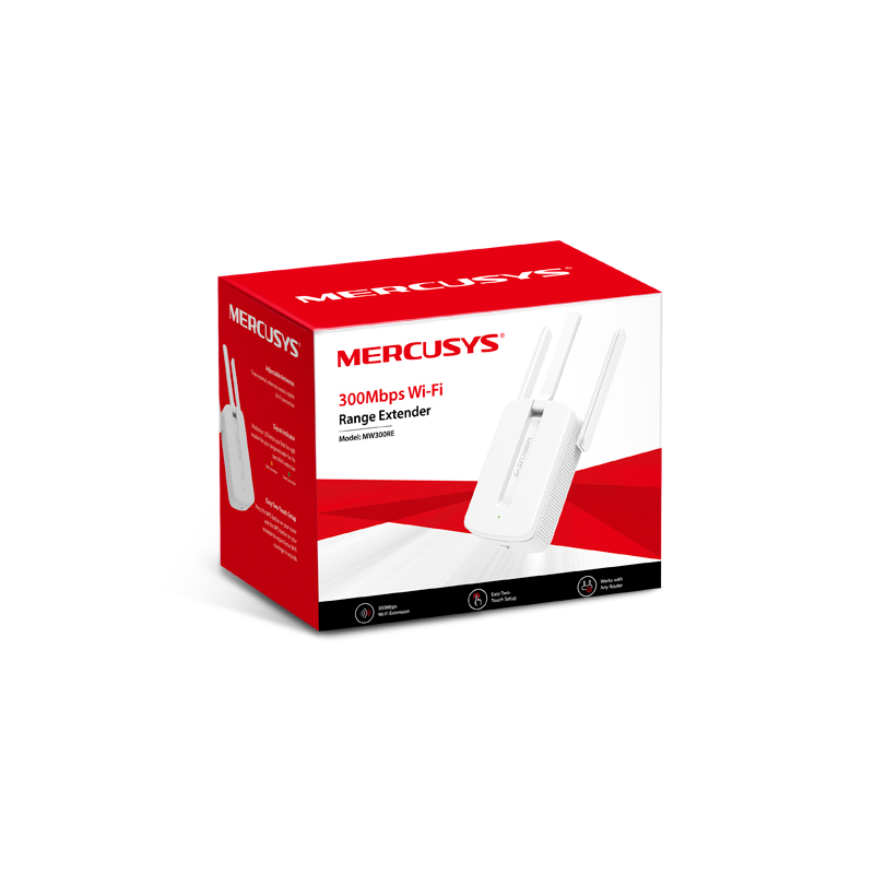 MW300RE MERCUSYS RANGE EXTENDER 300MBPS 3 ANT EXT