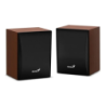 PARLANTES GENIUS SP-HF 380BT WOOD USB/BLUETHOOTH