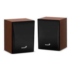 PARLANTES GENIUS SP-HF 380BT WOOD USB/BLUETHOOTH