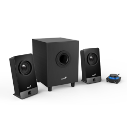 PARLANTES GENIUS SW-2.1 300X 10W NEGRO