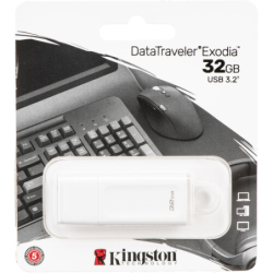 PENDRIVE KINGSTON USB 32GB  DTX32 WHITE