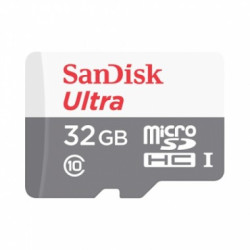 Tarjeta microSD Ultra usd 32GB Clase 10 c/adap 100 SANDISK