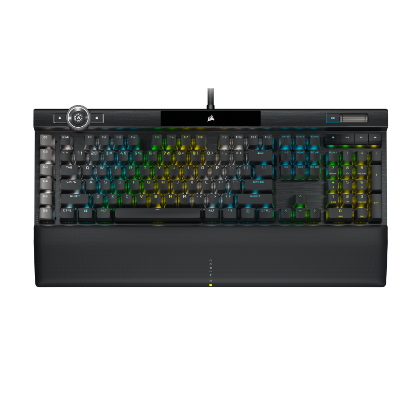 TECLADO CORSAIR K100 RGB MECANICO SWITCH CHERRY MX BLACK