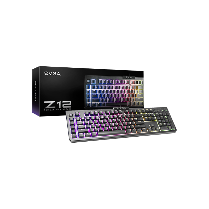 TECLADO EVGA Z12 RGB COLOR MEMBRANA SP