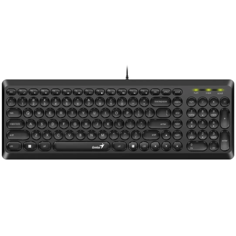 TECLADO GENIUS SLIMSTAR Q200 USB NEGRO