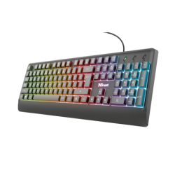 TECLADO TRUST GAMING ZIVA CON LED MULTICOLOR ESPAÑOL