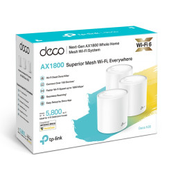 Deco X20 Pack de 2 Mesh TP Link AX1800 Wifi Gigabit (2287)