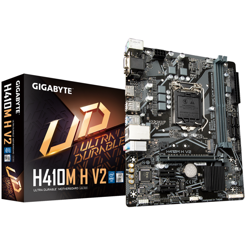 Motherboard GIGABYTE H410M H V2 s1200 DDR4 (10ma gen) (5387)