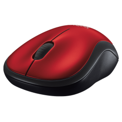 Mouse Logitech Wir M185 Red 910-003635