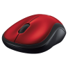 Mouse Logitech Wir M185 Red 910-003635