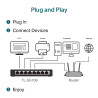 TL-SG108 Switch 8P TpLink Gigabit Acero (1153)