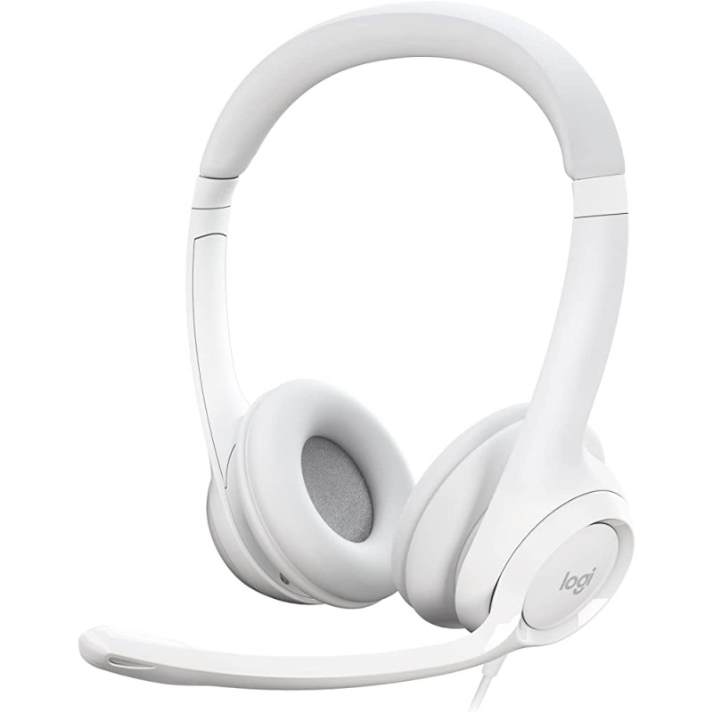 AURICULAR LOGITECH H390 USB CON MICRÓFONO WHITE