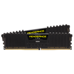 MEMORIA DDR4 CORSAIR 16GB (2X8GB) 3200 MHZ LPX BLACK