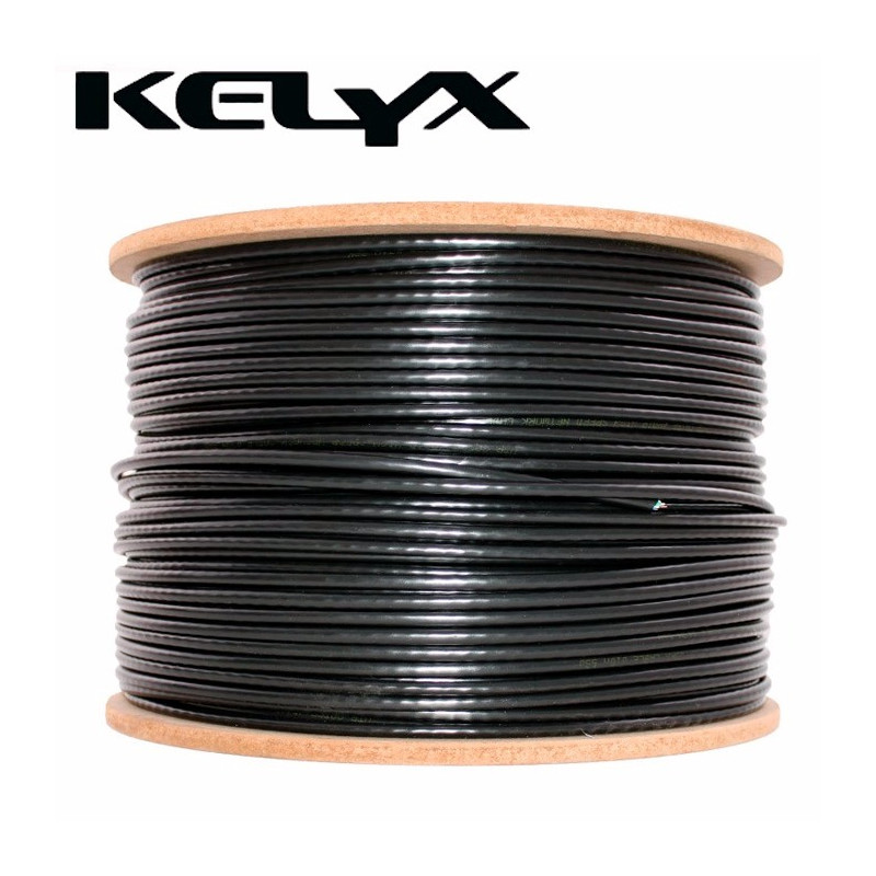 ROLLO 305 MTS UTP CAT 6 EXTERIOR KELYX