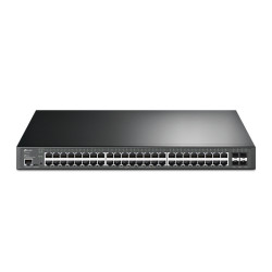 Switch TP LINK administrado JetStream de 48 puertos Gigabit y 4 puertos 10GE...