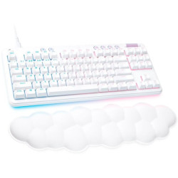 TECLADO LOGITECH G713 AURORA WHITE MECANICO RGB