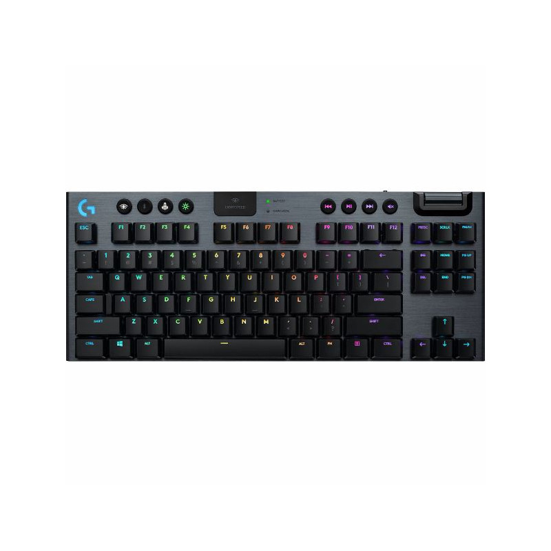 TECLADO LOGITECH G915 TKL BLACK MECH RGB WIFI