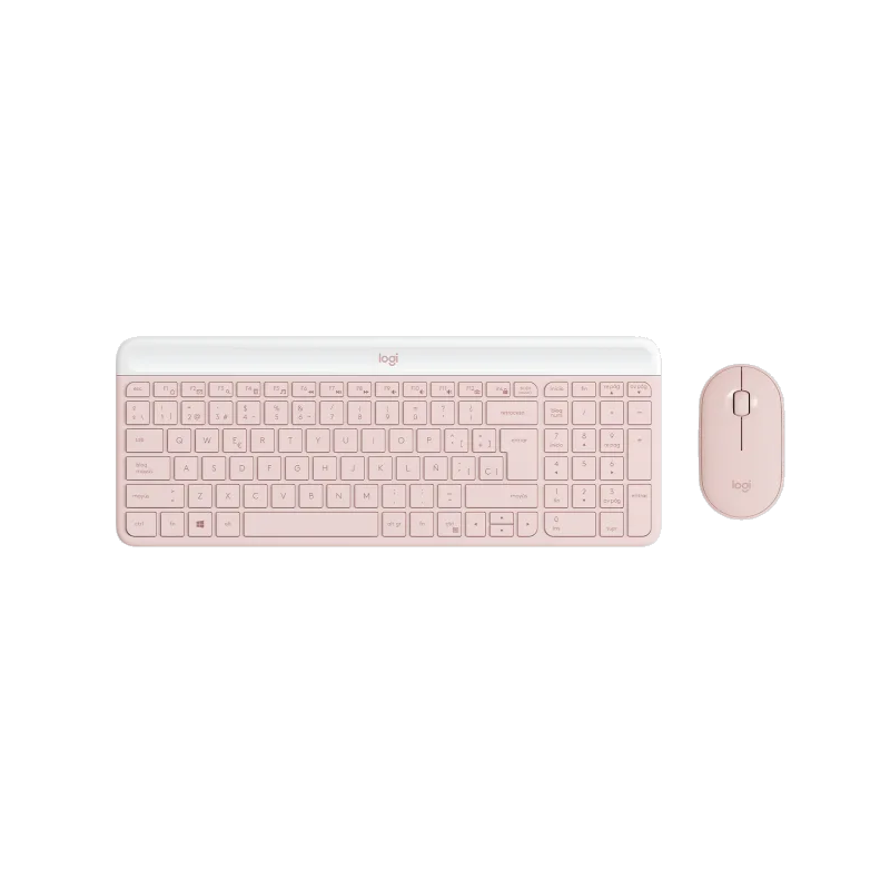 COMBO TECLADO + MOUSE LOGITECH MK470 WIRELESS ROSE