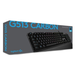 TECLADO LOGITECH G513 RGB ESPAÑOL LIGHTSYNC CARBON