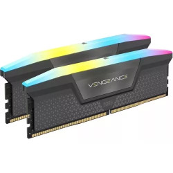 MEMORIA DDR5 CORSAIR 32GB (2X16GB) 5200 MHZ VENGEANCE RGB BLACK