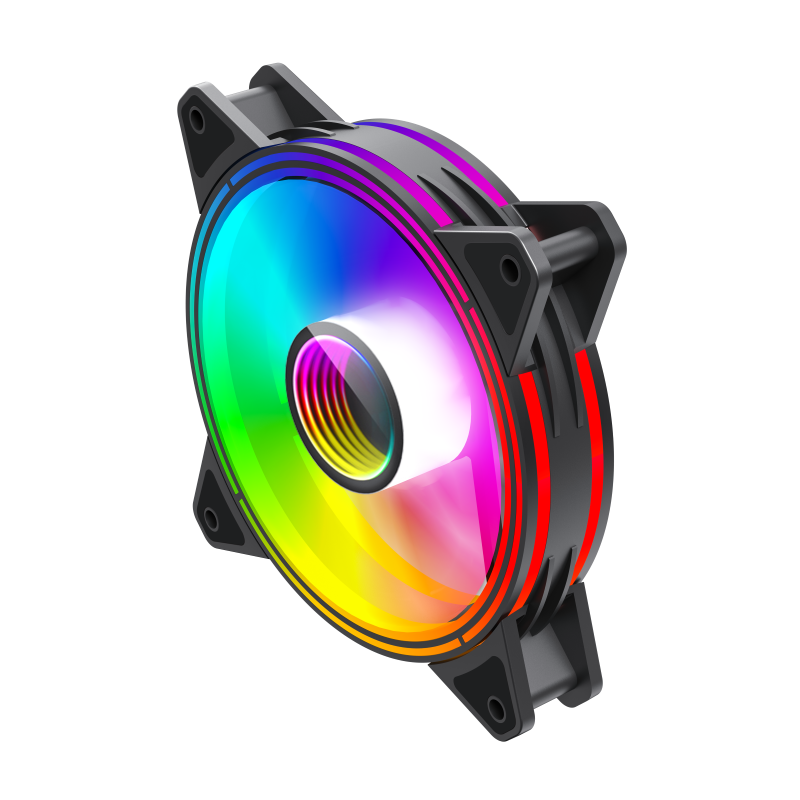 COOLER FAN GAMEMAX P/ GABINETE 120MM ARGB FN-12RAINBOW-QI