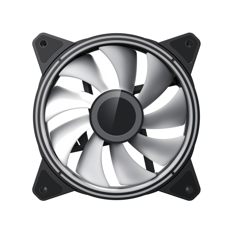 COOLER FAN GAMEMAX P/ GABINETE 120MM ARGB FN-12RAINBOW-QI