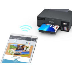 IMPRESORA MULTIFUNCIONAL EPSON ECOTANK L8050 para Impresión en CD y DVD