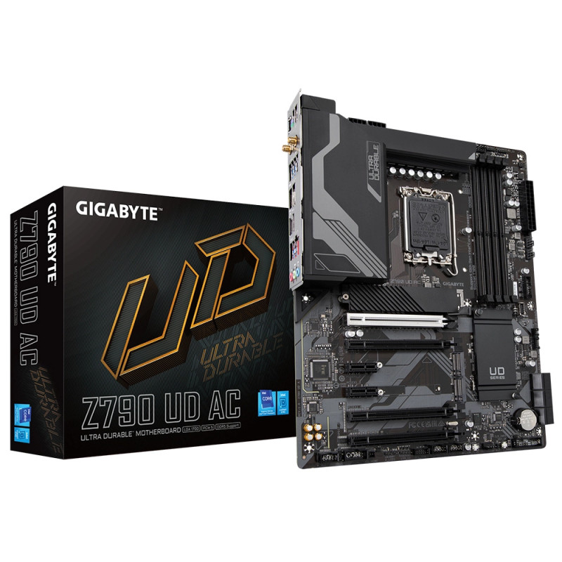 MOTHERBOARD GIGABYTE S1700 Z790 UD AC BOX ATX DDR5