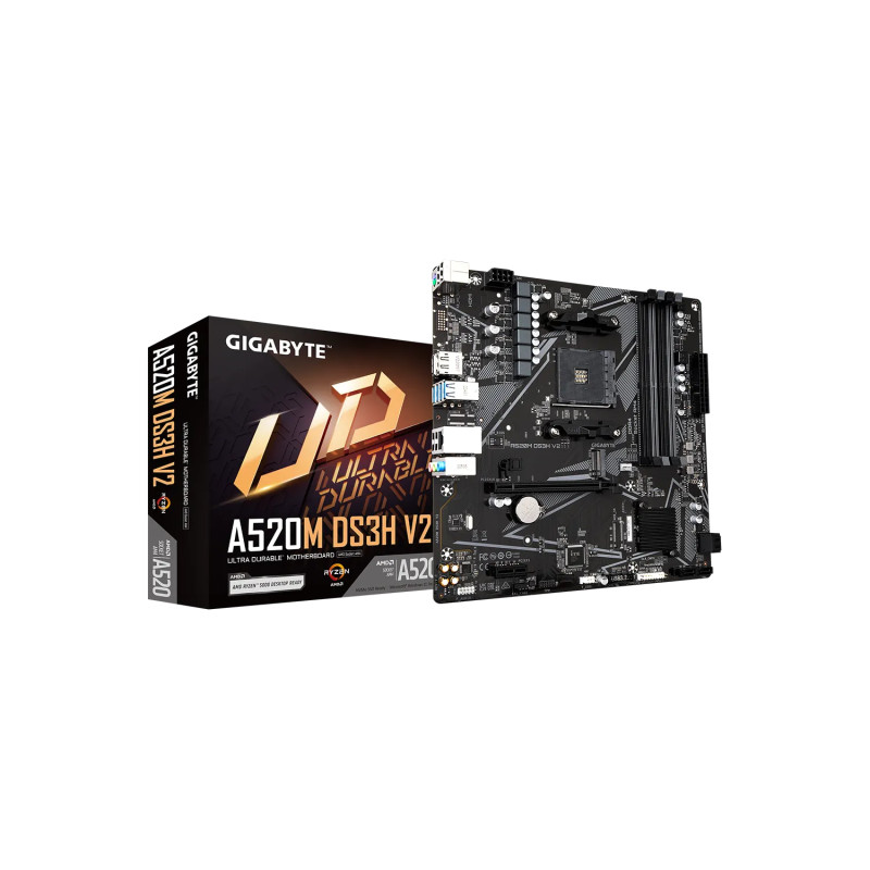 MOTHERBOARD (AM4) GIGABYTE A520M DS3H V2 AMD SERIE 5000