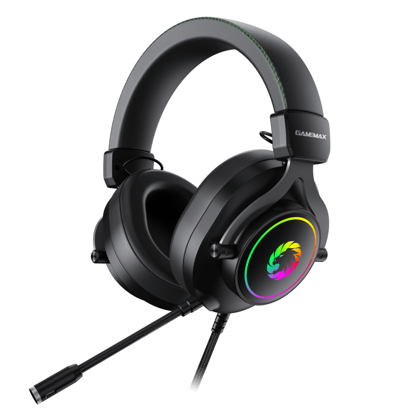 AURICULARES + MICROFONO GAMEMAX HG3600 USB 7.1 RGB