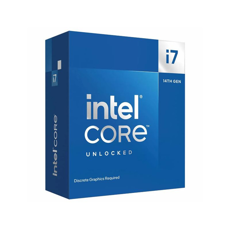 MICROPROCESADOR INTEL CORE I7 14700KF S/VIDEO S/COOLER S1700 14VA GENERACION