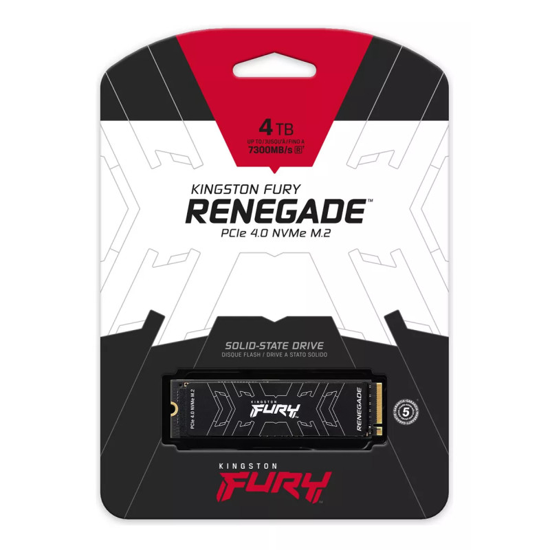 Disco Sólido Interno Kingston Fury Renegade Sfyrd/4000g 4tb Negro