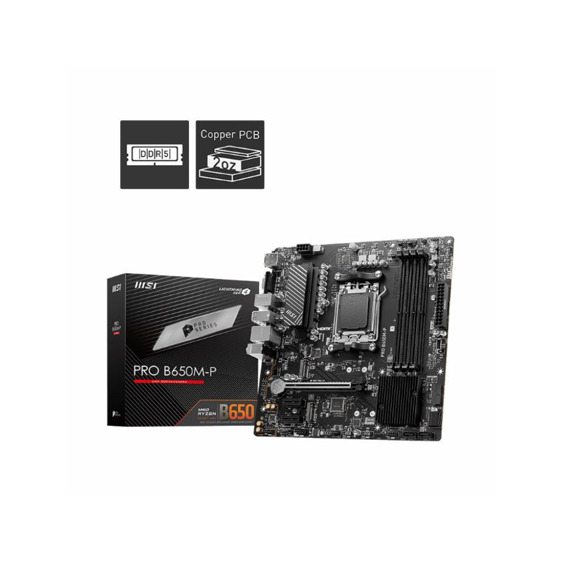 Motherboard MSI PRO B650M-P AM5 DDR5