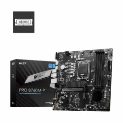 MOTHERBOARD Msi Pro B760m-p Lga1700 Ddr4 Micro Atx