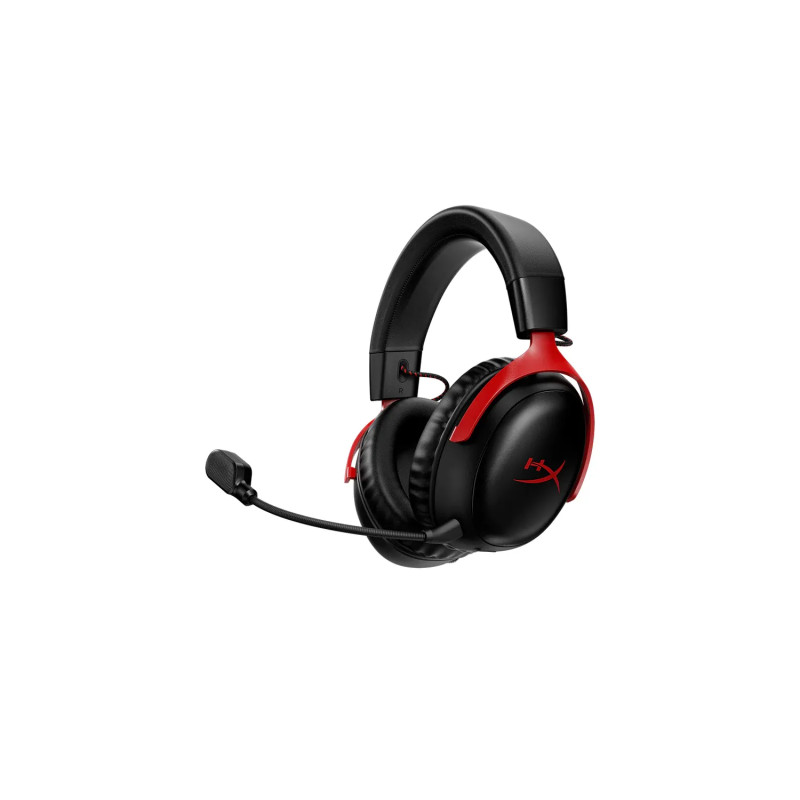 Auriculares gamer HyperX Cloud III inalámbrico - (Negro/Rojo)