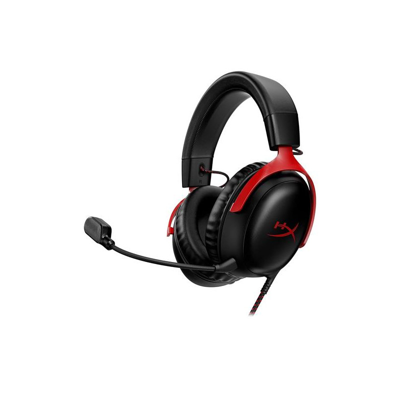 AURICULAR GAMER HYPERX CLOUD III NEGRO Y ROJO 727A9AA