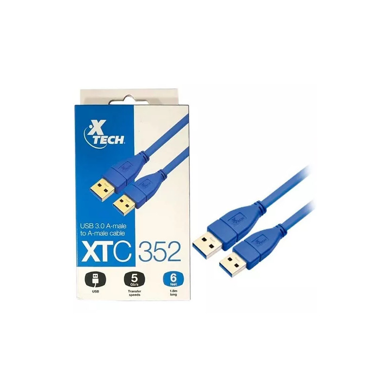 CABLE USB 3.0 X-TECH A-MACHO A MACHO 1.8M XTC-352