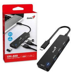 HUB USB GENIUS UH-400 USB-C A USB-A 3.0 X4
