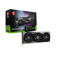 Placa de Video MSI GEFORCE RTX 4070 TI SUPER 16G GAMING X SLIM