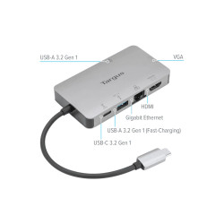 DOCKING TARGUS USB-C DP 4K HDMI/VGA 100W PD