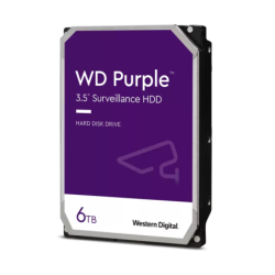 DISCO DURO Western Digital Interno 6Tb SATA III Purple Surveillance 256Mb 5400 RPM