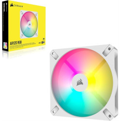 COOLER CORSAIR ICUE AR120 RGB Y ARGB COMPATIBLE WHITE X1