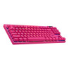 Teclado Logitech PRO X TKL Magenta Lightspeed 920-012154