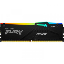 Memoria RAM PC Kingston DDR5 32GB 5600Mhz Fury Beast RGB CL40 Black