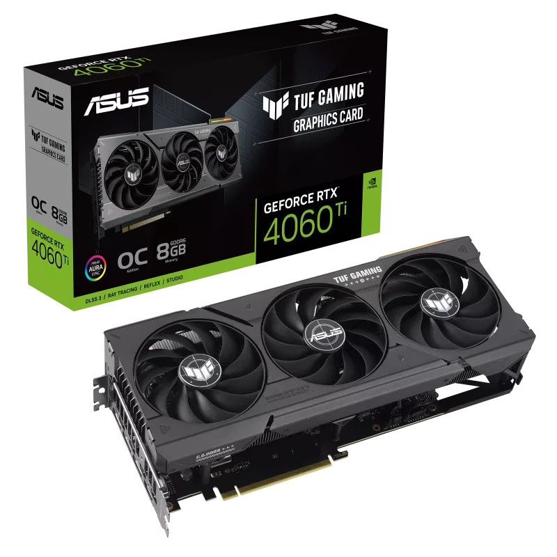 PLACA DE VIDEO 8GB RTX 4060 TI ASUS TUF O8G