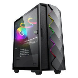 GABINETE GAMEMAX DIAMOND 1 FAN COC 14MM BLACK