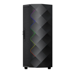 GABINETE GAMEMAX DIAMOND 1 FAN COC 14MM BLACK