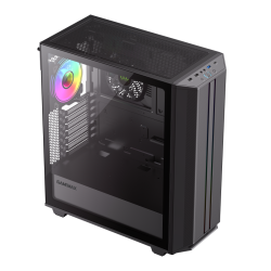 GABINETE GAMEMAX PRECISION 2 BLACK 1* FAN ARGB ATX