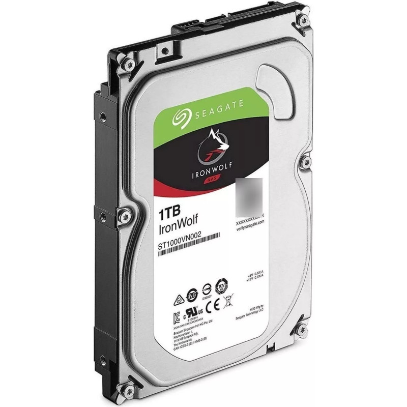 Disco Duro Interno 1tb Seagate Ironwolf Para Nas 5900rpm 3.5