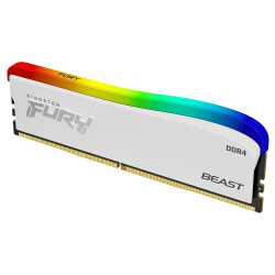 MEMORIA RAM DDR4 KINGSTON FURY BEAST 16GB 3600MHZ WHITE RGB